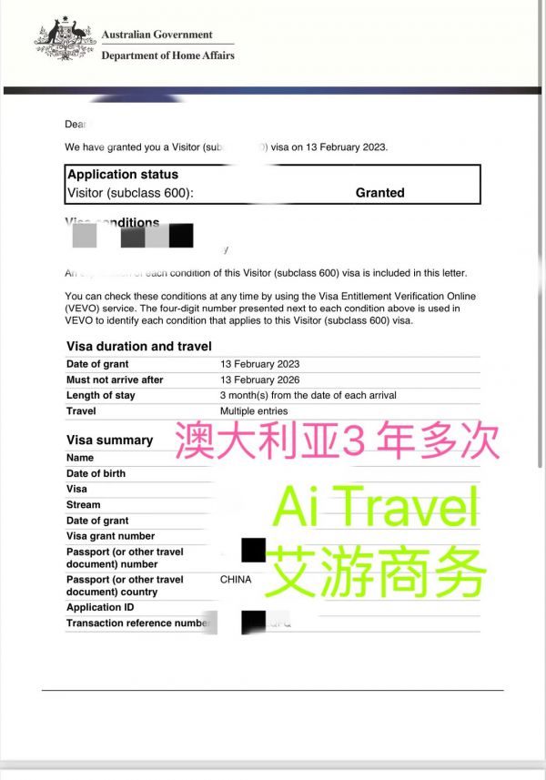 签证案例